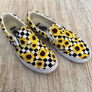 Sunflower slip on vans